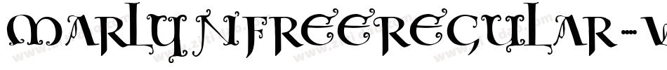 MarlynfreeRegular-vmA0D字体转换 MarlynfreeRegular-vmA0D字体转换