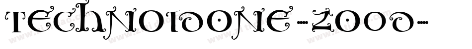 TechnoidOne-2O0d字体转换 TechnoidOne-2O0d字体转换