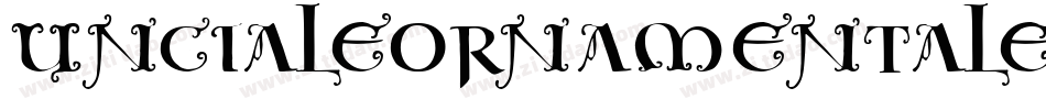 Uncialeornamentale-0d2z字体转换