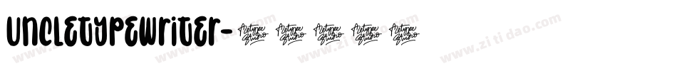 uncletypewriter字体转换