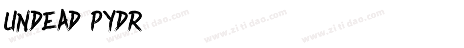 Undead-PYdr字体转换