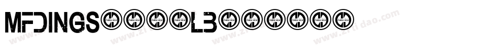 MfDings3-90LB字体转换