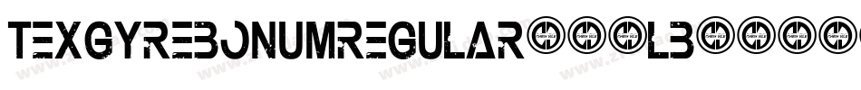 TexgyrebonumRegular-87LB字体转换
