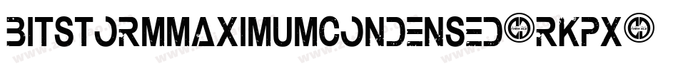 BitstormMaximumcondensed-rKPx字体转换