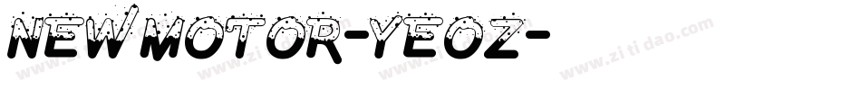 NewMotor-yEoZ字体转换