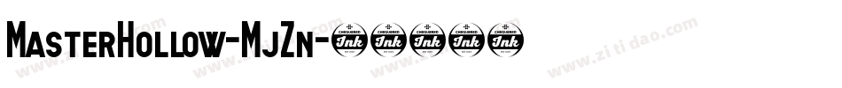 MasterHollow-MjZn字体转换