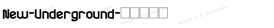 New-Underground字体转换