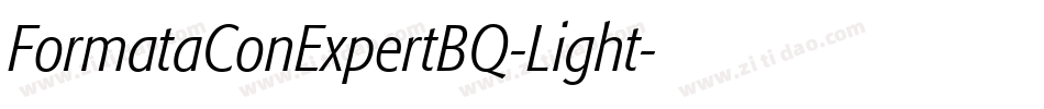 FormataConExpertBQ-Light字体转换