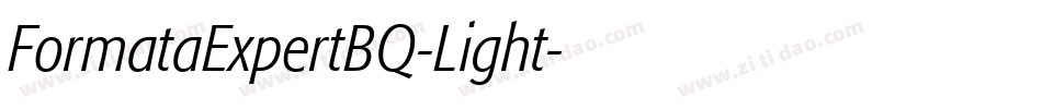 FormataExpertBQ-Light字体转换