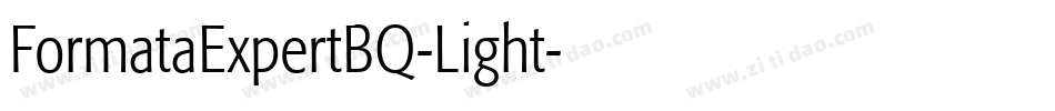FormataExpertBQ-Light字体转换