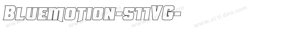 Bluemotion-511VG字体转换