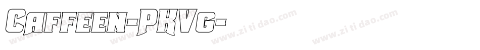 Caffeen-PKVg字体转换 Caffeen-PKVg字体转换
