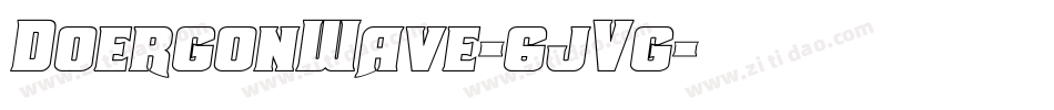 DoergonWave-6jVg字体转换