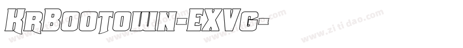 KrBootown-EXVg字体转换