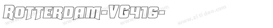 Rotterdam-VG416字体转换