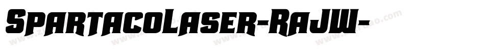 SpartacoLaser-RaJW字体转换