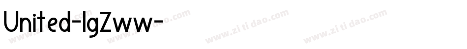 United-lgZww字体转换