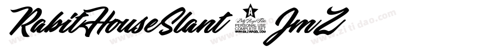 RabitHouseSlant-8JmZ字体转换