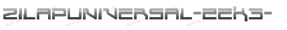 ZilapUniversal-z2K3字体转换