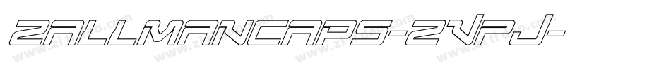 Zallmancaps-ZVPJ字体转换