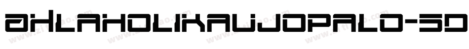 AHlaholikaUjopalo-5D5V字体转换