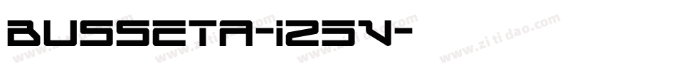 Busseta-1Z5v字体转换
