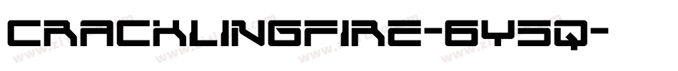 Cracklingfire-6Y5q字体转换