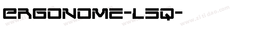 Ergonome-l5q字体转换 Ergonome-l5q字体转换