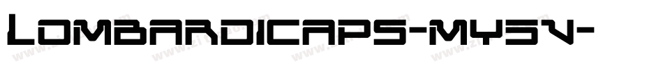 Lombardicaps-mY5v字体转换