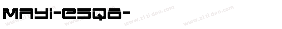 May1-E5q8字体转换