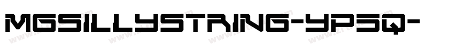 Mgsillystring-yp5q字体转换