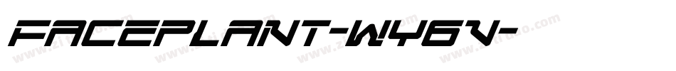 FacePlant-WY6v字体转换