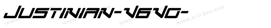 Justinian-V6V0字体转换
