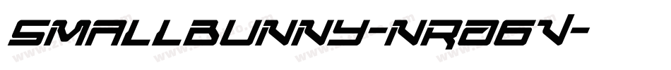 SmallBunny-nRA6V字体转换 SmallBunny-nRA6V字体转换