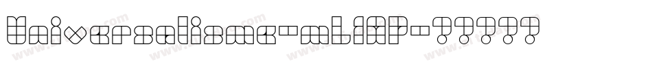 Universalisme-mL1AP字体转换