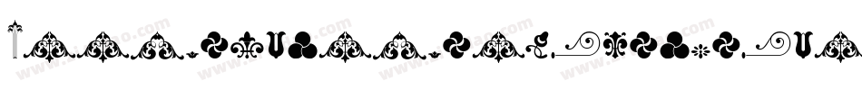 UnnamedOrnamentsSeriesOne-K2rp字体转换
