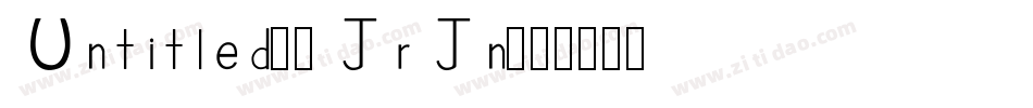 Untitled1-JrJn字体转换