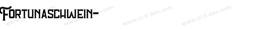 Fortunaschwein字体转换