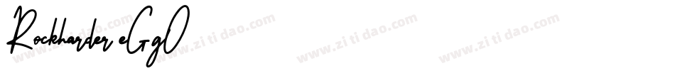 Rockharder-eGgO字体转换
