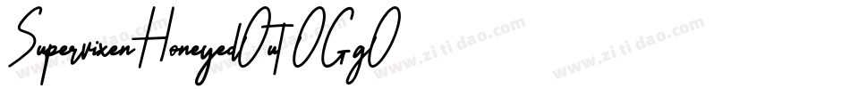 SupervixenHoneyedOut-OGgO字体转换