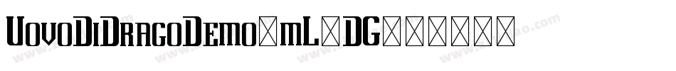 UovoDiDragoDemo-mL2DG字体转换