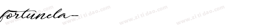 fortunela字体转换