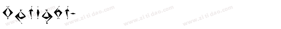 Uptight字体转换