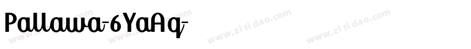 Pallawa-6YaAq字体转换