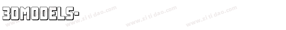 3DModels字体转换