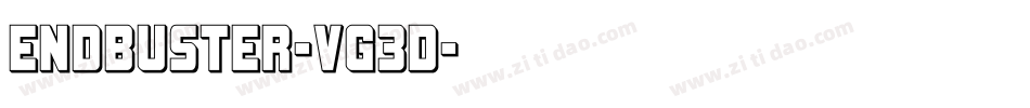 Endbuster-vg3D字体转换