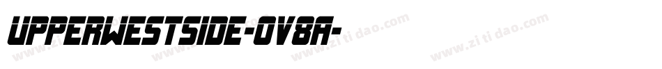 Upperwestside-OV8A字体转换 Upperwestside-OV8A字体转换