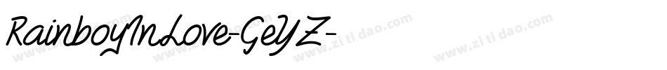 RainboyInLove-GeYZ字体转换