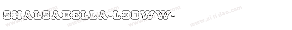 ShalsaBella-L3OWW字体转换