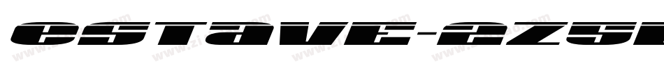 Estave-2z5e字体转换 Estave-2z5e字体转换